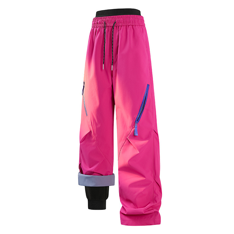 Multi-pocket outdoor pants for men and women, three-in-one loose straight wide-leg waterproof work pants Multi-pocket outdoor pants for men and women, three-in-one loose straight wide-leg waterproof work pants