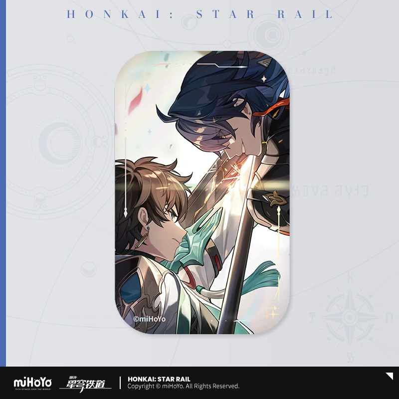 Коллекционный значок (Honkai: Star Rail) — персонаж, цветной картон на подложке, одиночный