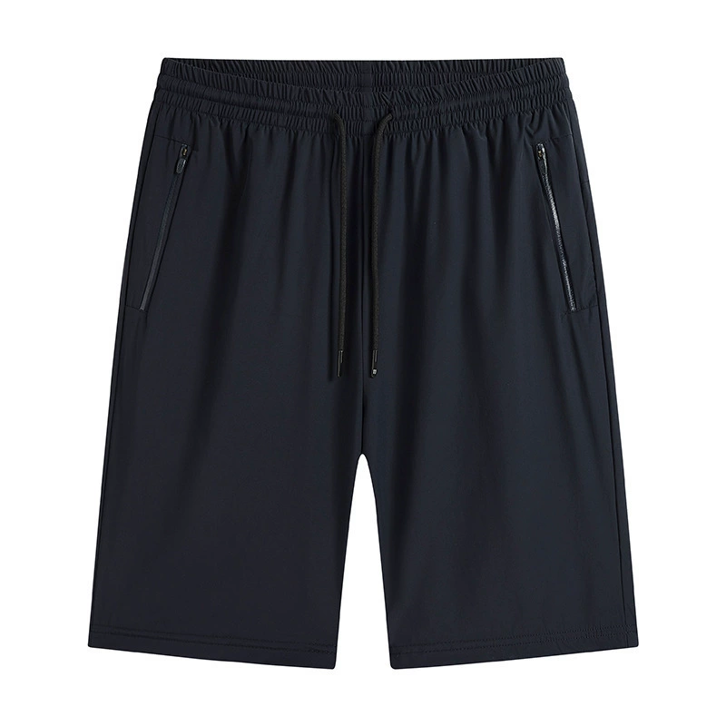 Летние мужские и женские шорты из ледяной шелк гладкие и сухие, дышащие прямые шорты тонкие и легкие беговые спортивные укороченные брюки