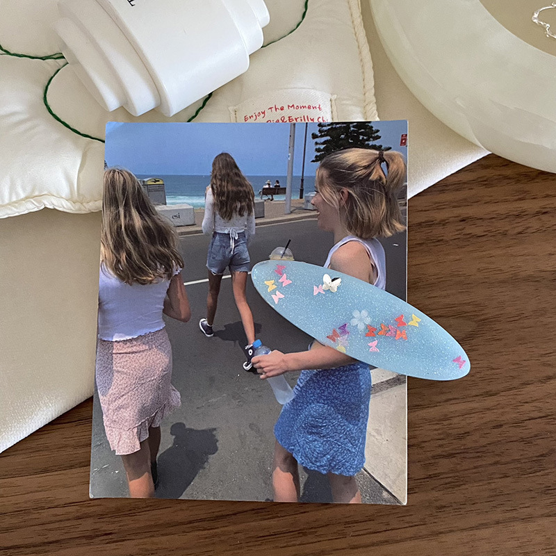 Millennium Spice Girl ~ Pince à cheveux Color Star Y2K Dopamine Broken Hair Bangs Clip Vigor Girl Sweet Side Clip_voghion.com