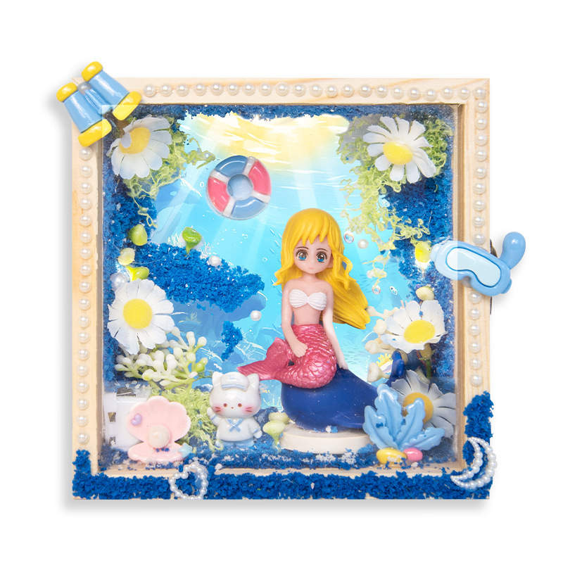 女の子 DIY 手作りクリーム接着剤材料パッケージギフトボックスセットクリエイティブ手作りショップ教育屋台おもちゃ卸売|undefined