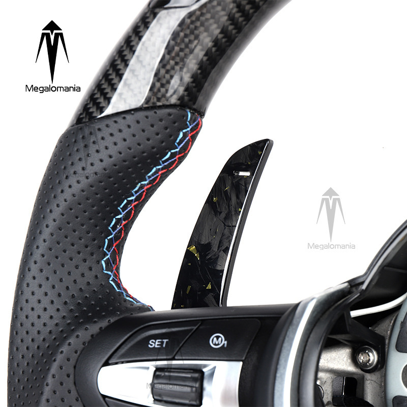 Suitable for Bmw 1~7 Series X3X5X7F10F30F20F12F80F82F34 Carbon Fiber Magnetic Shift Paddles