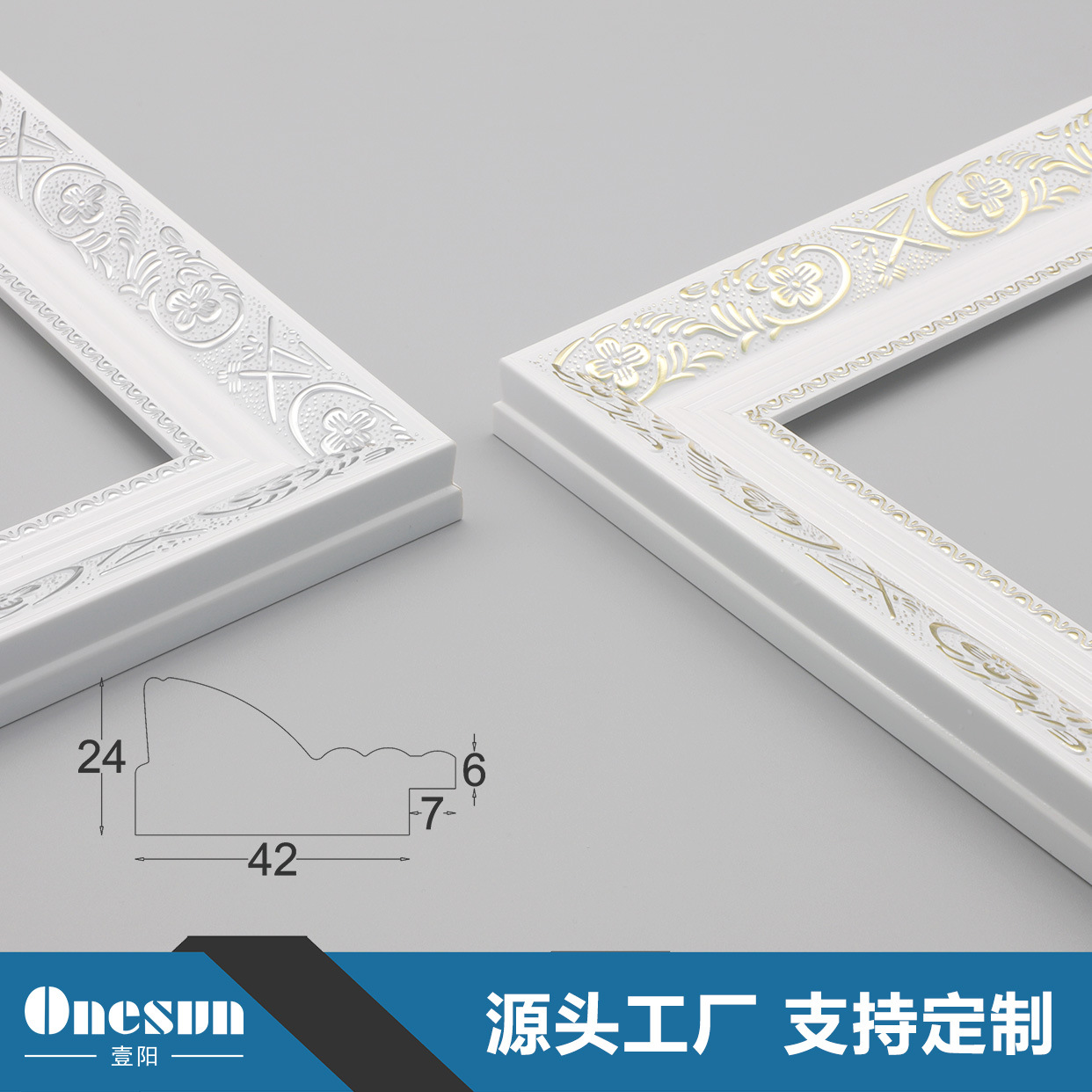 FUENTE Ventas Directas de Fábrica Nórdico moderno estilo minimalista línea de montaje decorativo marco de la foto marco tira puede ser procesado