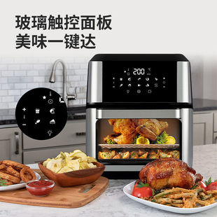 German Visual Air Fryer Fully Automatic 12 Liter Large Capacity Multi-Functional Household Smoke Electric Fryer Factory One Piece Wholesale
