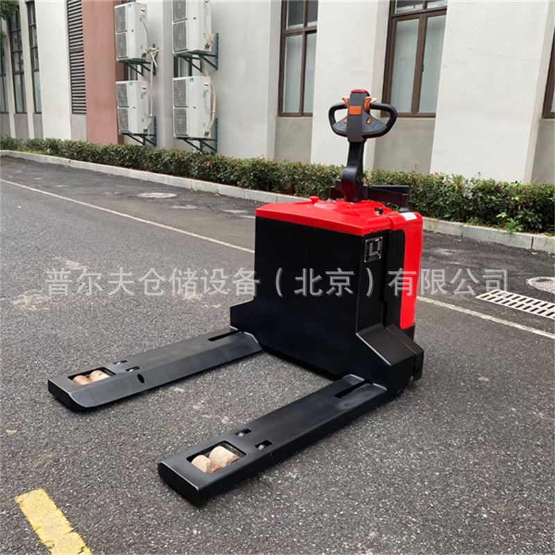 非标1.5吨全电动纱辊车纸筒叉车圆形货物电动搬运车电瓶地牛