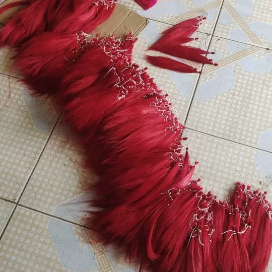 锣鼓槌英子鼓棒樱穗锣鼓锤毛毛彩色英子100到180毫米都有