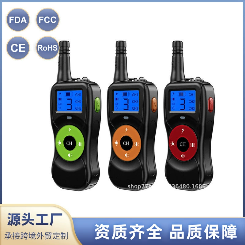 Товары для домашних животных Защита от лая для собак Электронный пульт дистанционного управления Тренажер для собак Лая Пробка Зарядка Водонепроницаемый ошейник для дрессировки собак