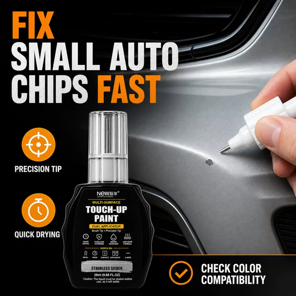 Cross-border dual-tip scratch repair paint liquid for car scratch repair, hardware handle paint chipping repair, and color restoration