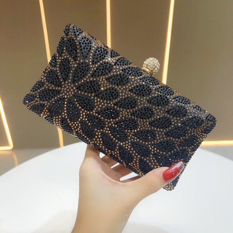 Women's Glitter Luxury Rhinestone Evening Bag, Fashionable and Elegant Clutch Bag, Light Luxury Full Diamond High-End Clutch Bag Women's Glitter Luxury Rhinestone Evening Bag, Fashionable and Elegant Clutch Bag, Light Luxury Full Diamond High-End Clutch Bag