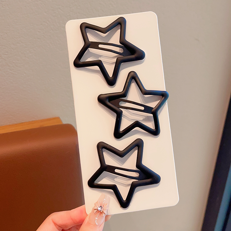 Caramelo de color estrella para niños pinzas de cabello chapa niñas lindas pinzas de cabello chapa niñas lindas caballo pequeño