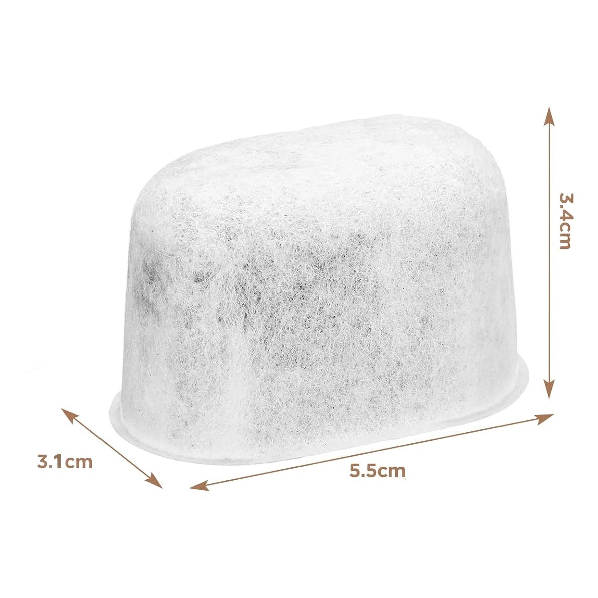 Non-сплетенный кофе машина фильтр хлопка скорлупы кокосового ореха активированного угля умягченной воды Keurig кофе фильтр