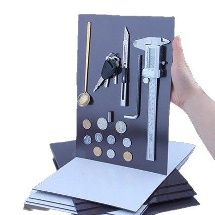 Wholesale Magnetic Board Adhesive-Backed Soft Magnetic Sheet Roll Soft Magnetic Sticker Rubber Magnetic Processing A4 Flexible Rubber Magnet DIY