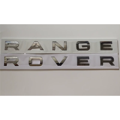 edition, Discovery Sport, modified rear — Car logo - standard-rangerover-front-letter-mark-a-set-of-bright-silver