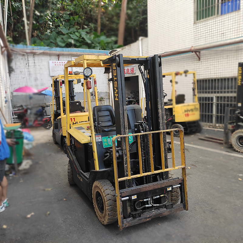 二手叉车海斯特Hyster1.5吨四轮座驾式平衡重液压升降电动叉车