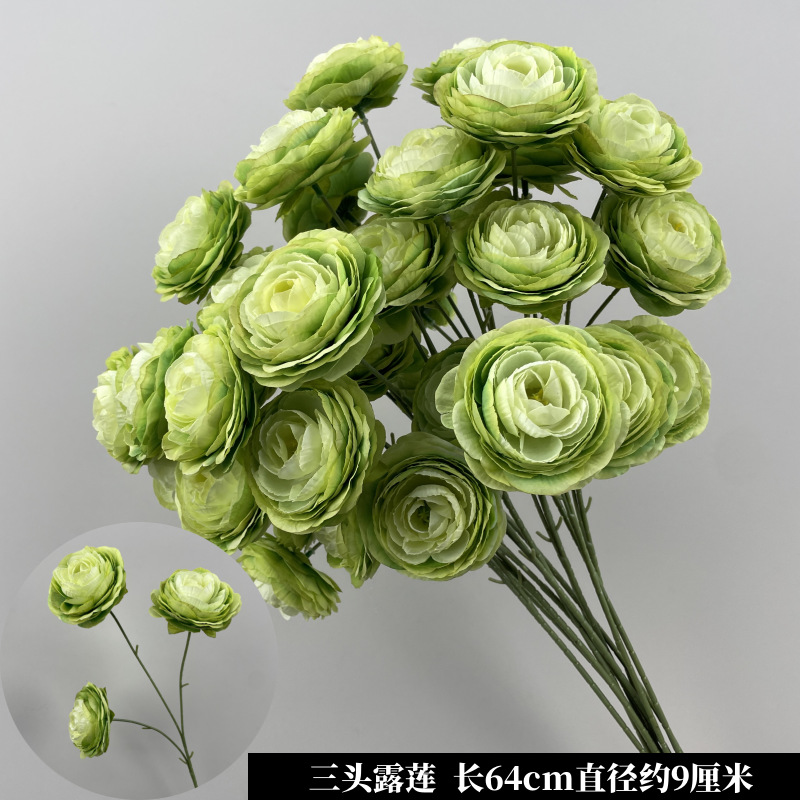 Nueva boda simulación de flores verdes flores de techo flores de boda flores de diseño de flores falsas flores de hojas verdes