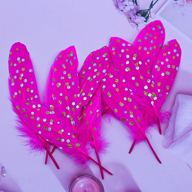 Spot feather goose feather spot big floating high quality accessories DIY handmade crafts jewelry accessories stage costume Spot feather goose feather spot big floating high quality accessories DIY handmade crafts jewelry accessories stage costume