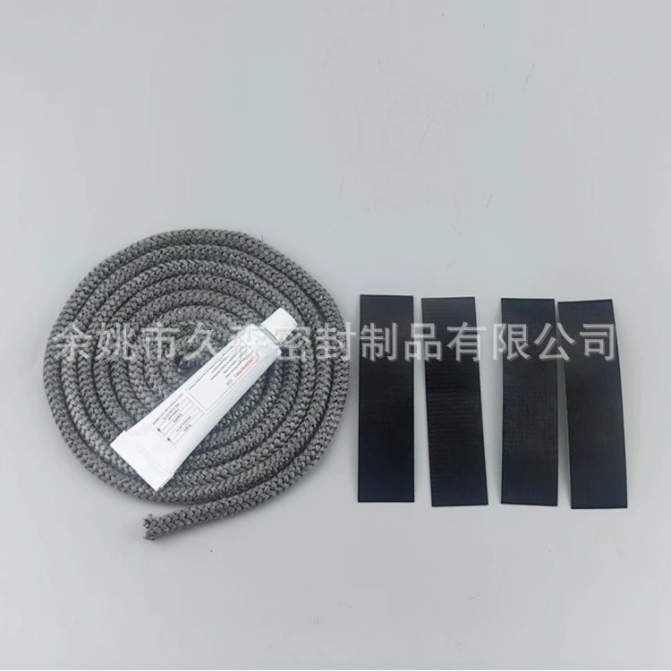 565 с разъемами, устойчивыми к высокой температуре, огнестойкие уплотнительные канаты, воспламеняющиеся деревянные камины, герметизирующие канаты, черные двери печи, прыгающая дымостойкие канаты