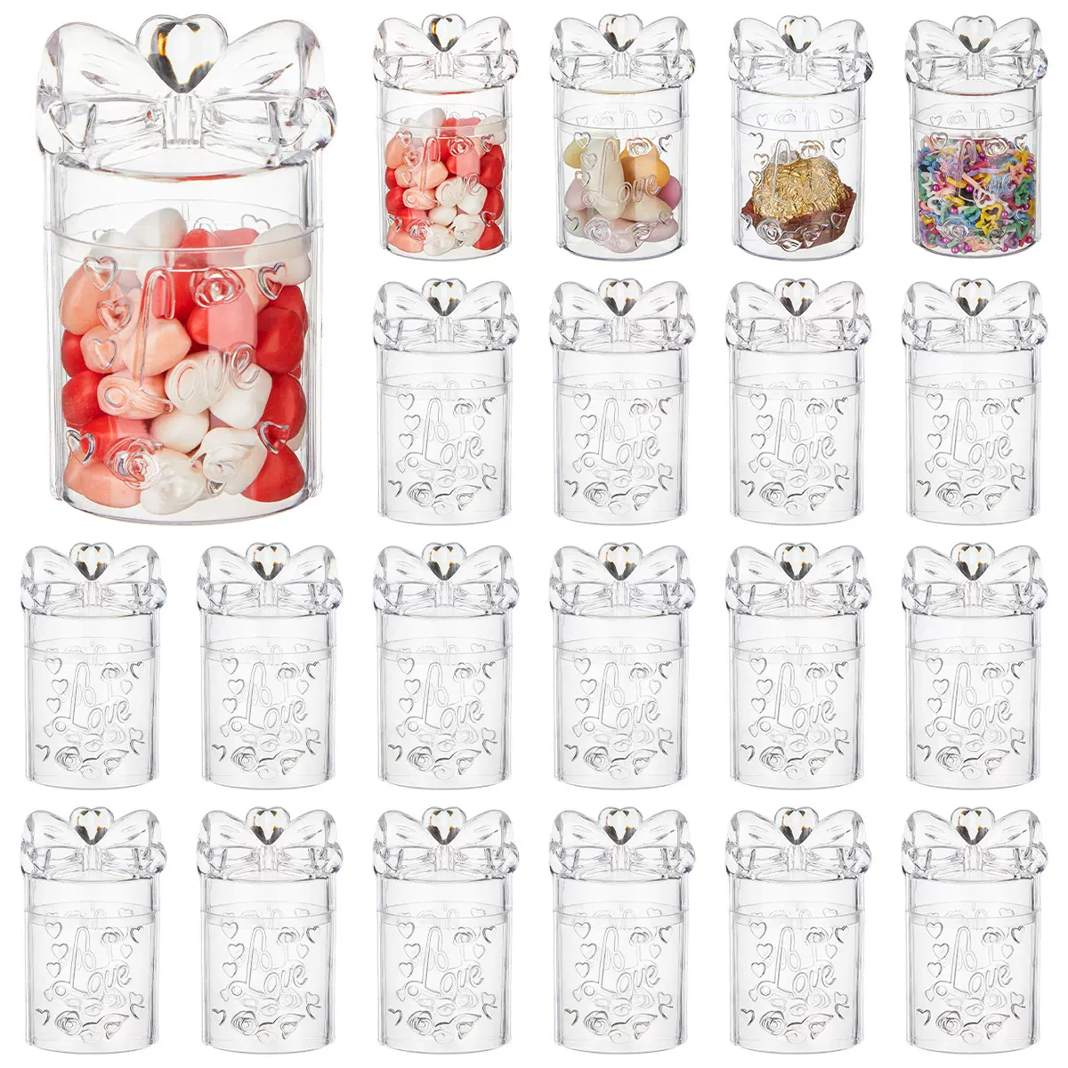 圆形塑料盒子物品收纳塑料盒防尘整天地盖收纳盒ps欧式创意喜糖盒