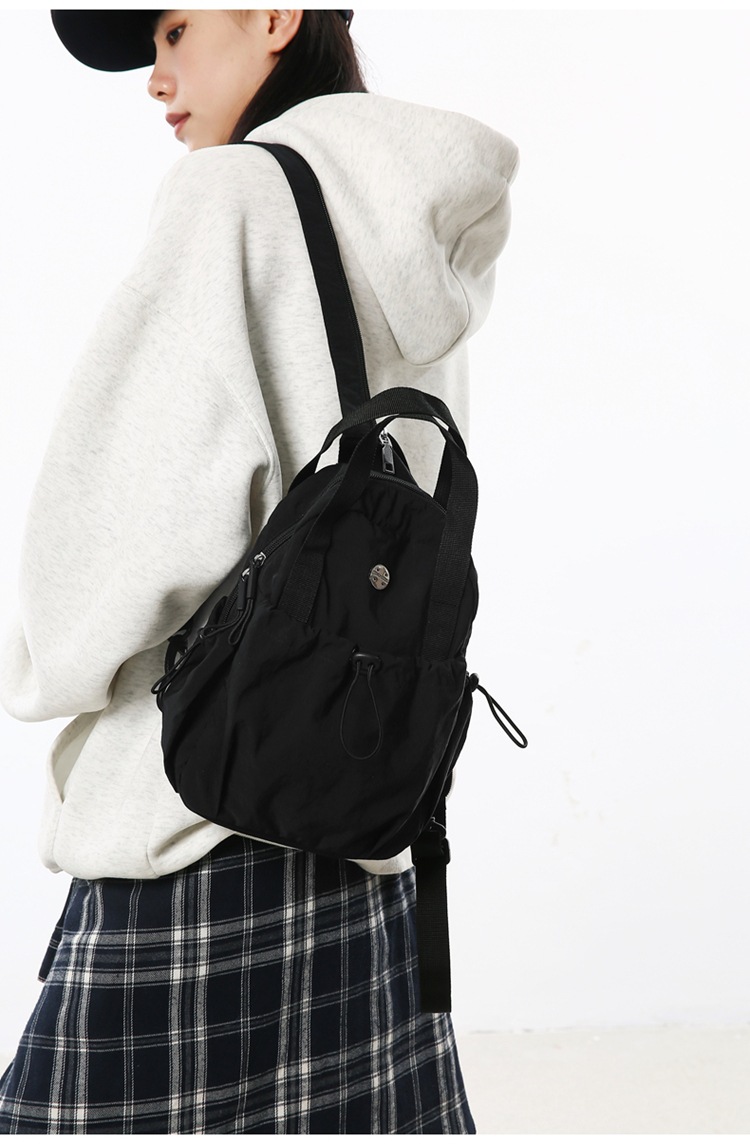 Backpack Men's And Women's 2025 Multifunctional Breast Bag Lightweight Nylon Cloth Bag Single Shoulder High Value Work Commuter Messenger Bag_voghion.com