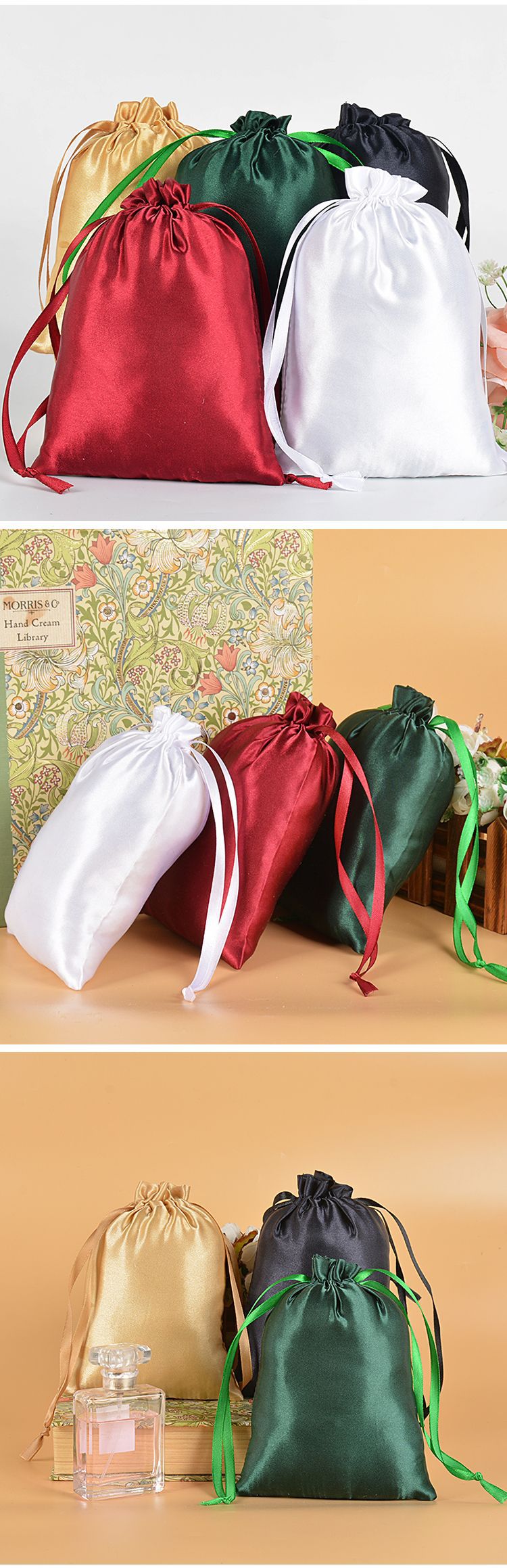 4g Weight Gift Bags Event & Party Supplies Jewelry Packaging Bags Classification 1 Piece Quantity Holiday, Daily Occasion Solid Color Pattern Simple Style Style Simple Style Solid Color Cloth Jewelry Packaging Bags