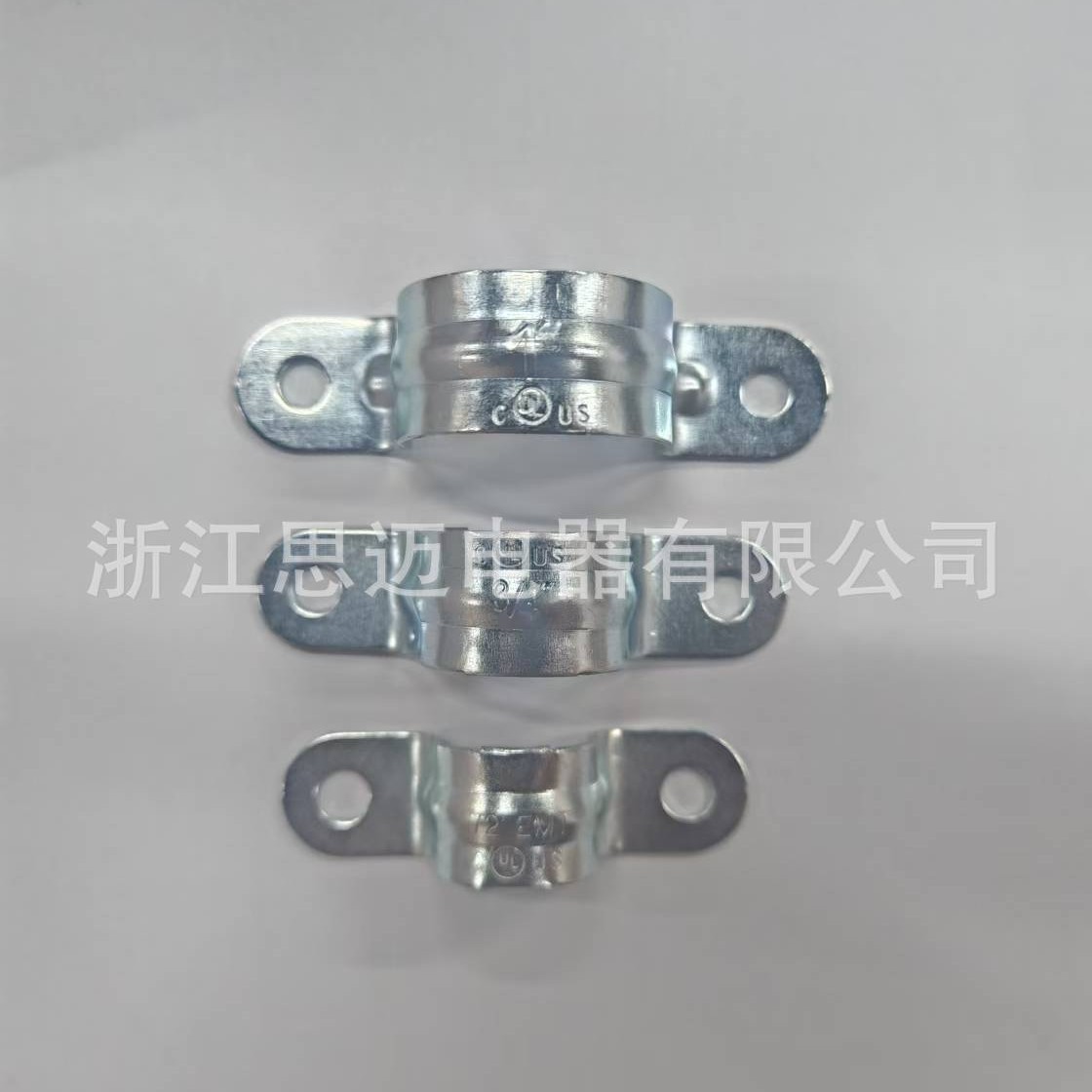 美标UL认证EMT双边管夹 双卡管夹 EMT金属管卡管夹