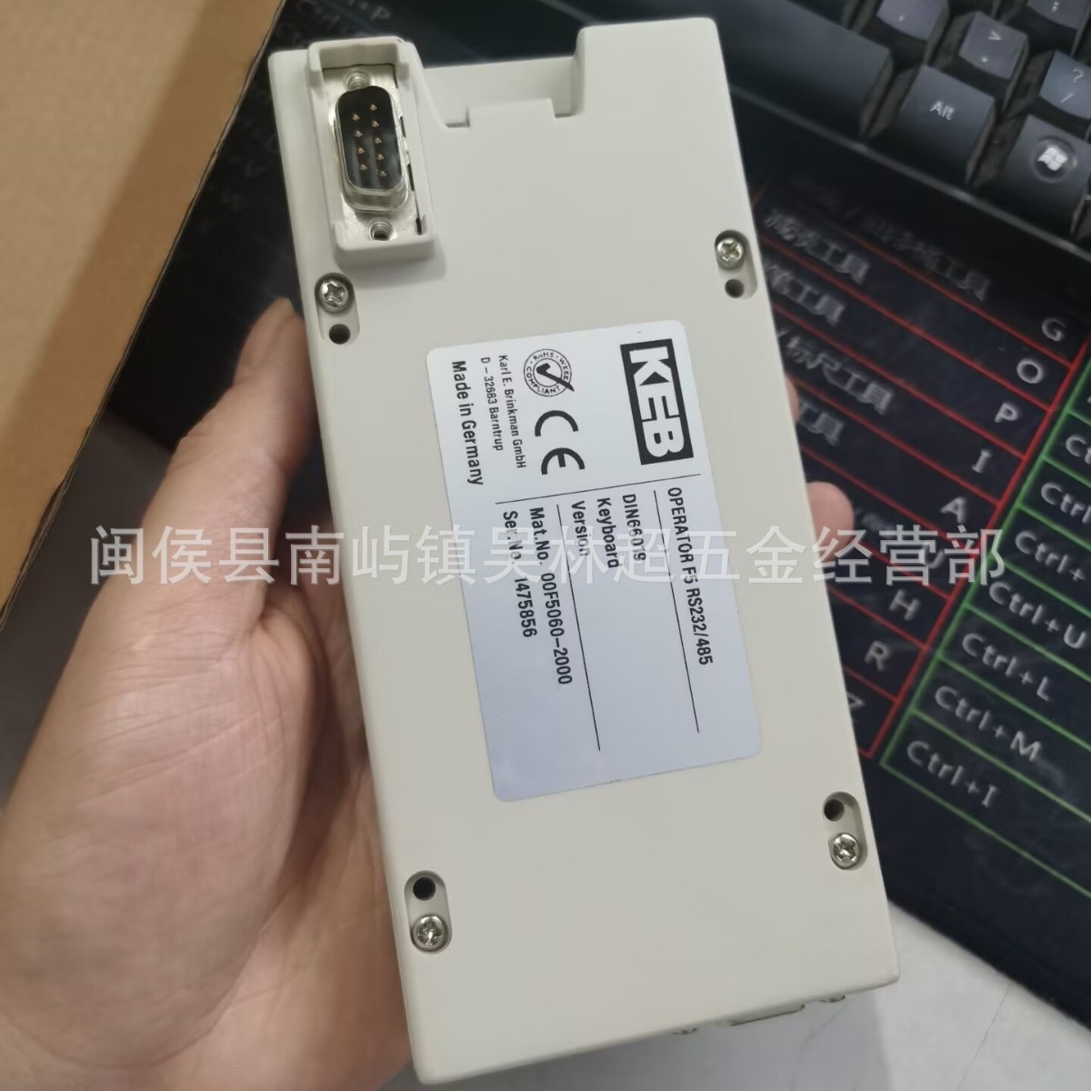 KEB变频器操作面板00F5060-2000/0058060-0040