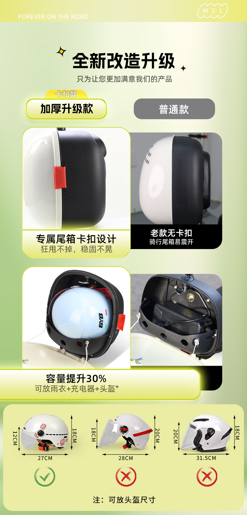 Suitable for Ninebot Electric Bicycle Backrest Tail Box A2Z All Series Trunk Storage Box A2Z40 Storage Organizer