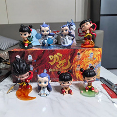 泡泡玛特盲盒哪吒之魔童闹海系列手办公仔车载摆件潮玩具一件包邮