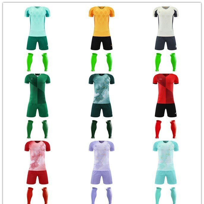 Source Factory 2025 Short-Sleeved Cross-Border Sports Children's Adult School Competition Training Clothes Quick-Drying and Breathable Hot Selling