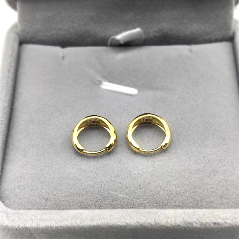 4g Weight 925 Sterling Silver Ear Needle Material Hoop Earrings Classification 1 Pair Quantity Holiday, Daily Occasion 925 Sterling Silver Material Geometric, Solid Color Pattern Women's Gender Simple Style Style 1 Pair 925 Sterling Silver Geometric Solid Color Hoop Earrings 4