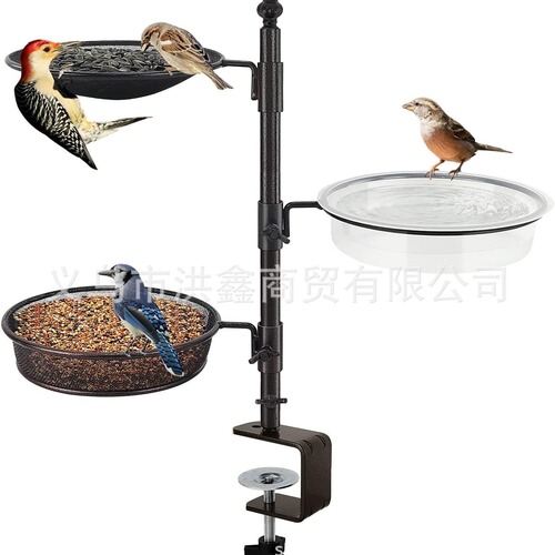 Bestselling Iron Bird Feeder Stand Outdoor Bird Bath Bracket Garden Courtyard Multifunctional Bird Feeder Rack Iron
