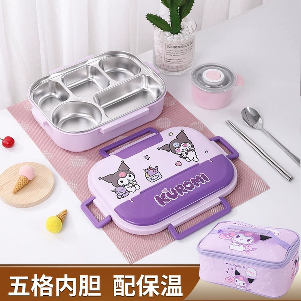 Cuolomi Wumei Belt Soup bowl+spoon chopsticks+flat thermal bag