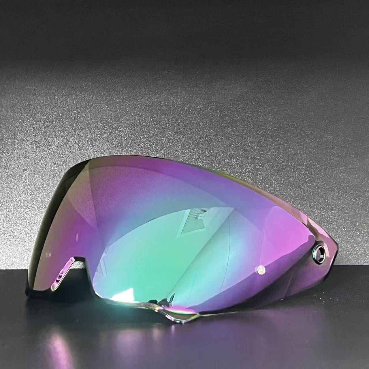 Motorcycle Helmet Lens Cycling Windproof Suitable for Ruroc Nining Helmet Lens Electroplating