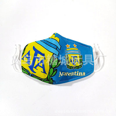 Equipo de fútbol de la UEFA máscara personalizada impresa a prueba de polvo máscara de filtro ventiladores protector solar transpirable cubierta protectora transfronteriza