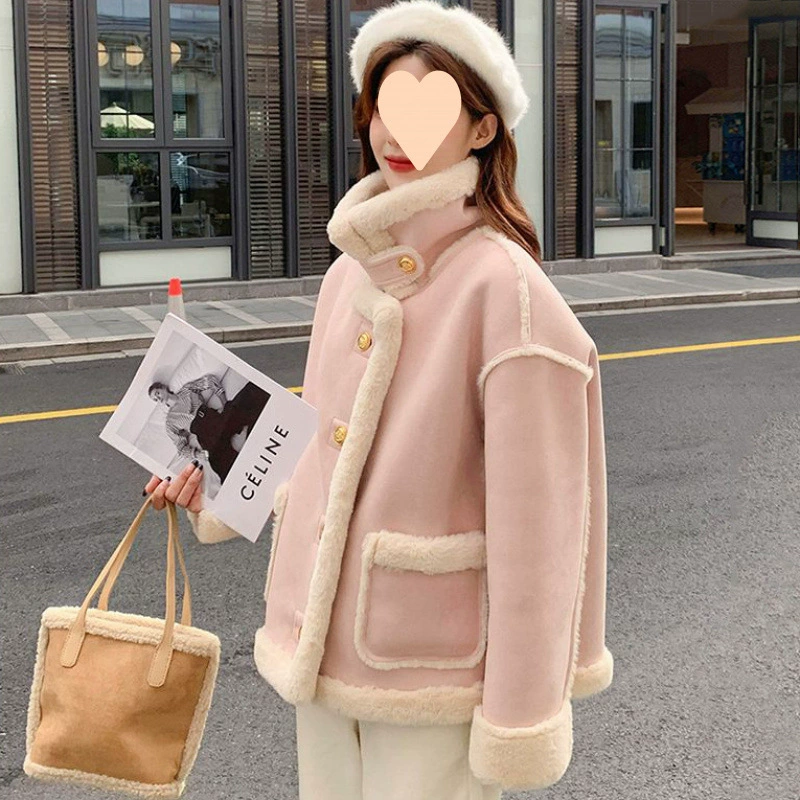 Фуксия бархатный короткий жакет, в стиле Chanel, для подростков, повышенная плотность