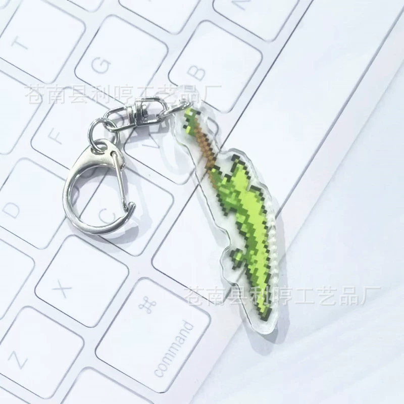 Cartoon acrylic keychain, backpack accessory