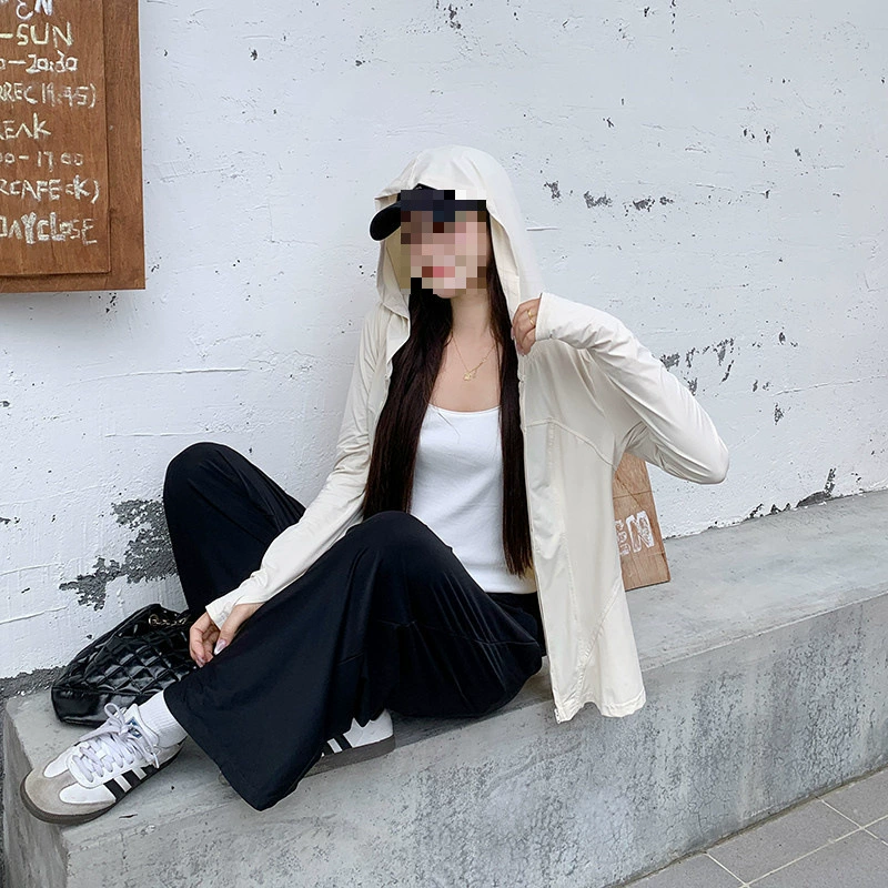 YS8 плюс размер комплект солнцезащитной одежды женская летняя тонкая верхняя одежда новые широкие брюки с высокой талией и драпировкой