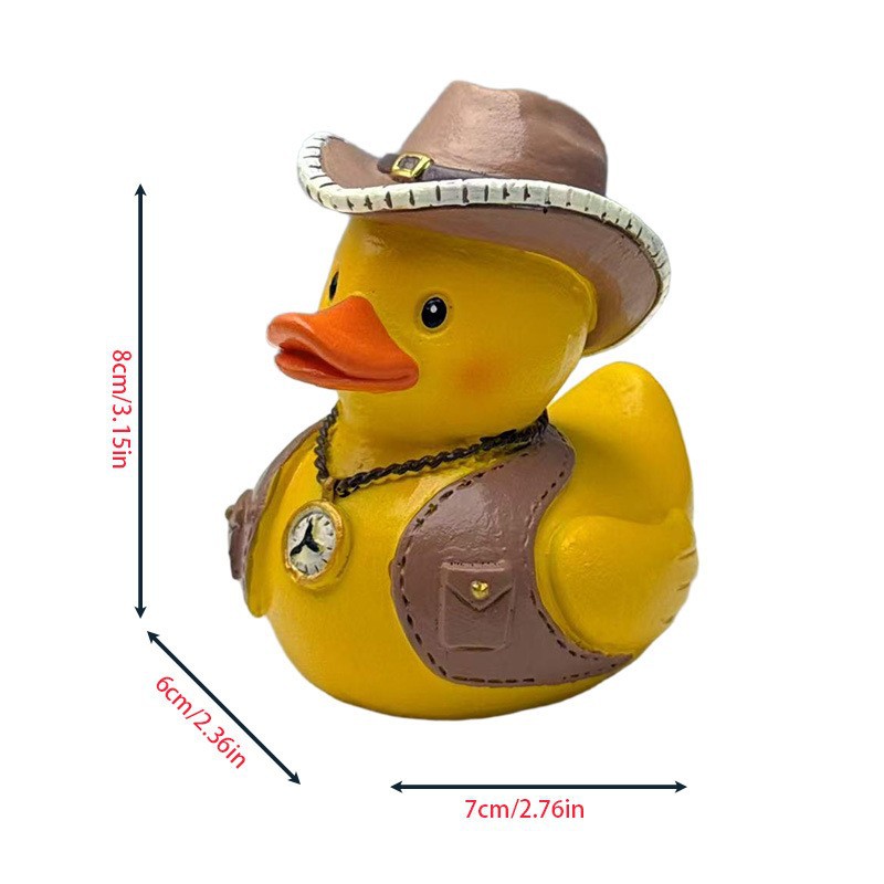 Nuevo producto transfronterizo, Pato Vegetal de Diseño Peculiar, Artesanía de Resina de Pato Vegetariano