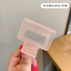 Brand plastic square crab pin, big hairgrip for bath, shark, simple and elegant design, clips included