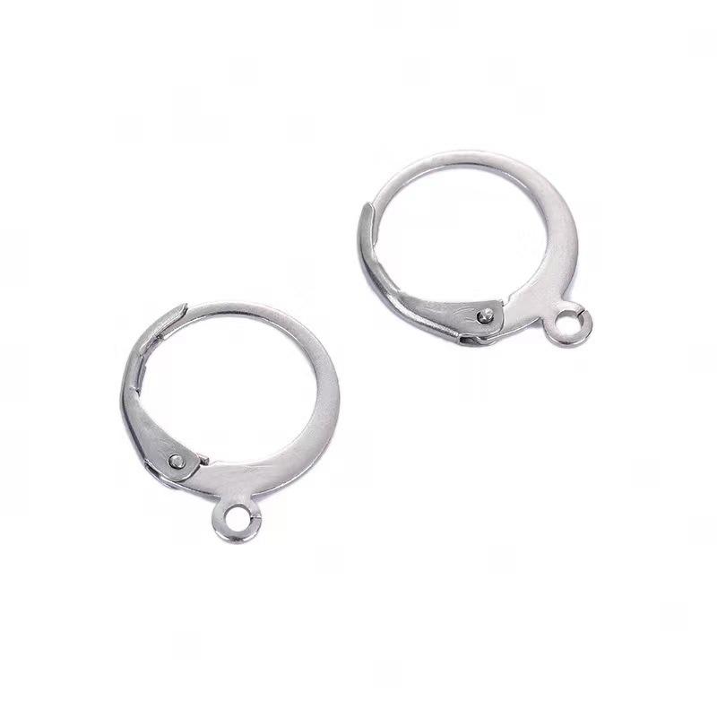 fashionable universal trend geometric earrings stainless steel for…