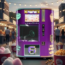 Smart Cotton Candy & Popcorn Combo Vending Machine