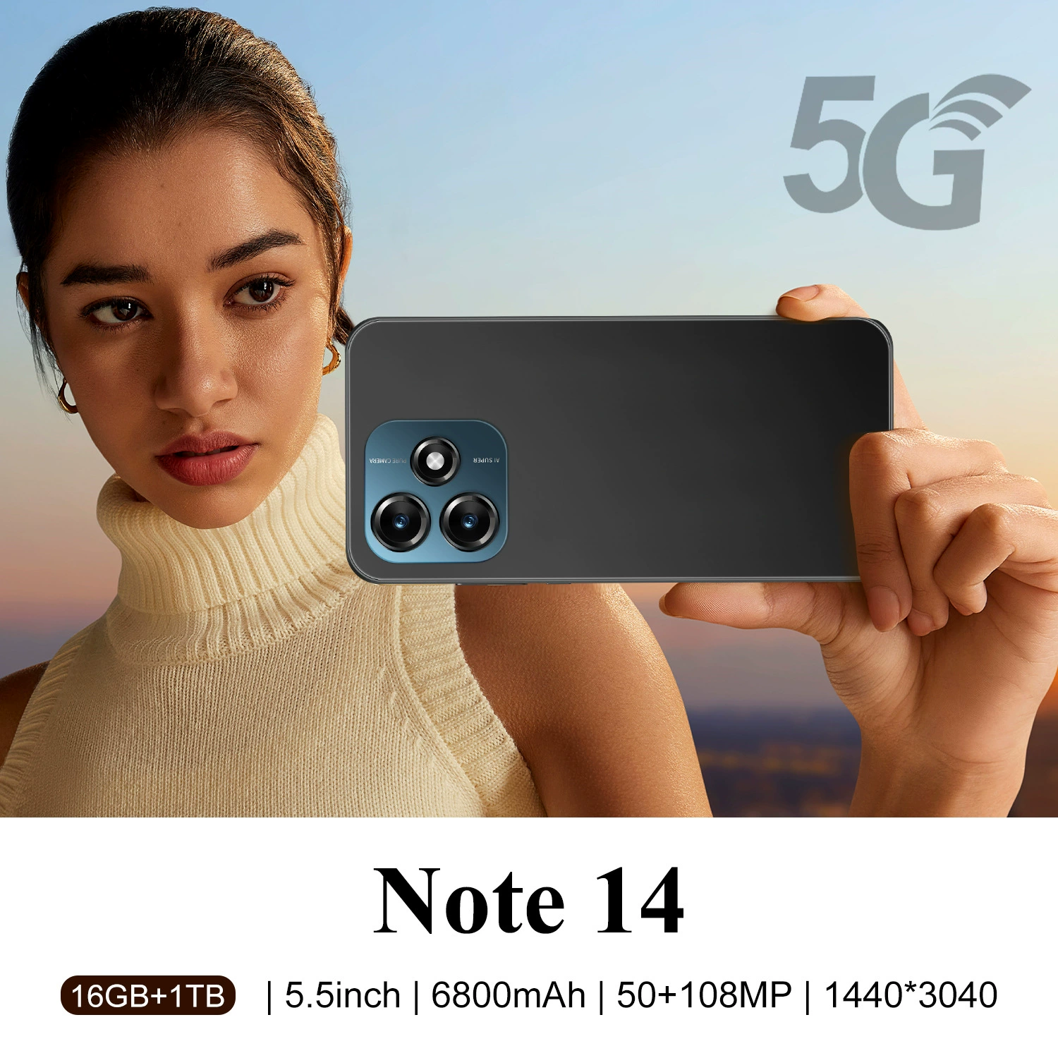 Новая Note 14 Кроссбордер Мобильный Телефон 5.5-дюймов IPS Экран 1+16Г Android 8.1 Внешнеторговый Смарт Телефон Источник Фабрика