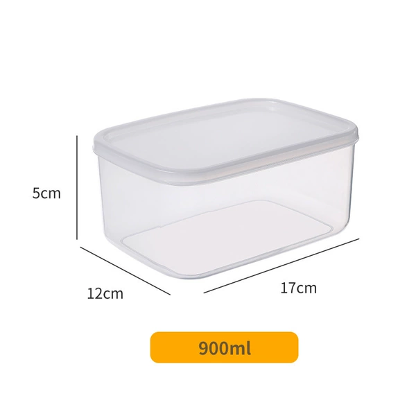 Rectangular, small, 900 ml