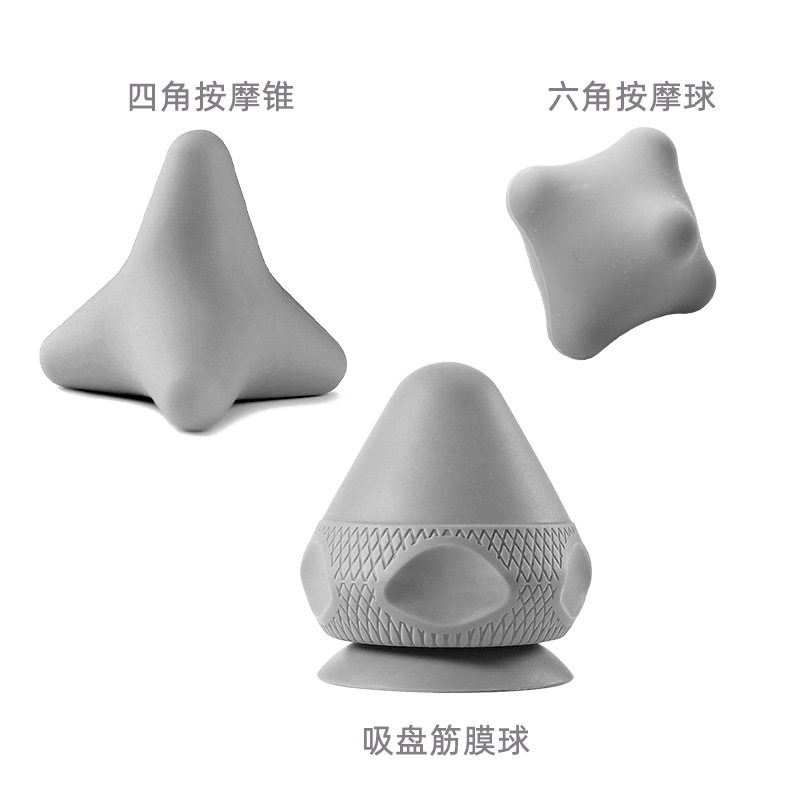 Cuatro esquinas masajeador masaje cono dedo prensa molienda pulgar masaje equipo dedo forma masajeador dedo masaje