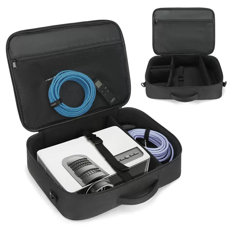 投影仪手提旅行便携式多功能收纳包仪器设备携带单肩斜挎包定制