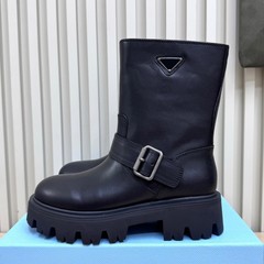 p家复古厚底不过膝西部牛仔骑士靴女2025秋季新款英伦风显瘦靴子