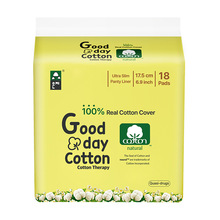 【中国总代理】韩国恩芝天然纯棉迷你卫生巾17.5cm18片 量大价优