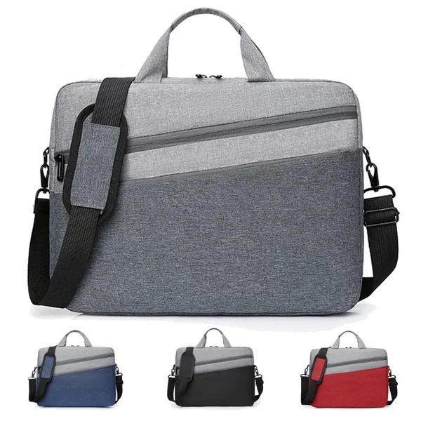 Source Factory Laptop Bag Shoulder Crossbody Bag Briefcase 15.6inch 14inch Men's and Women's Laptop Bags
