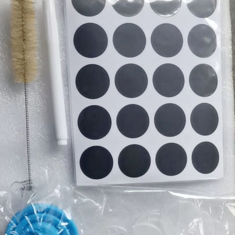 Tapa de madera de bambú condimento botella condimento frasco pequeña botella cuadrada transfronteriza Amazon selección producto con agujero polvo puede vidrio con tapa