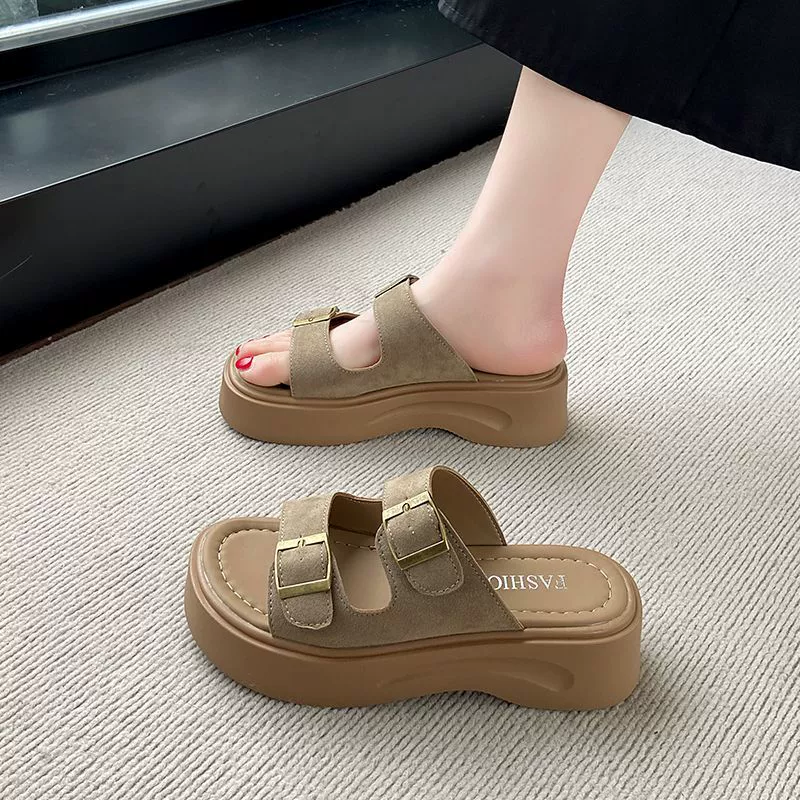 Nethong Baken холодные тапочки для женщин на улице 2025 новый плоский фон